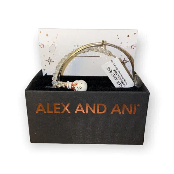 Alex and Ani Snowman Bracelet set - Picture 2 of 4